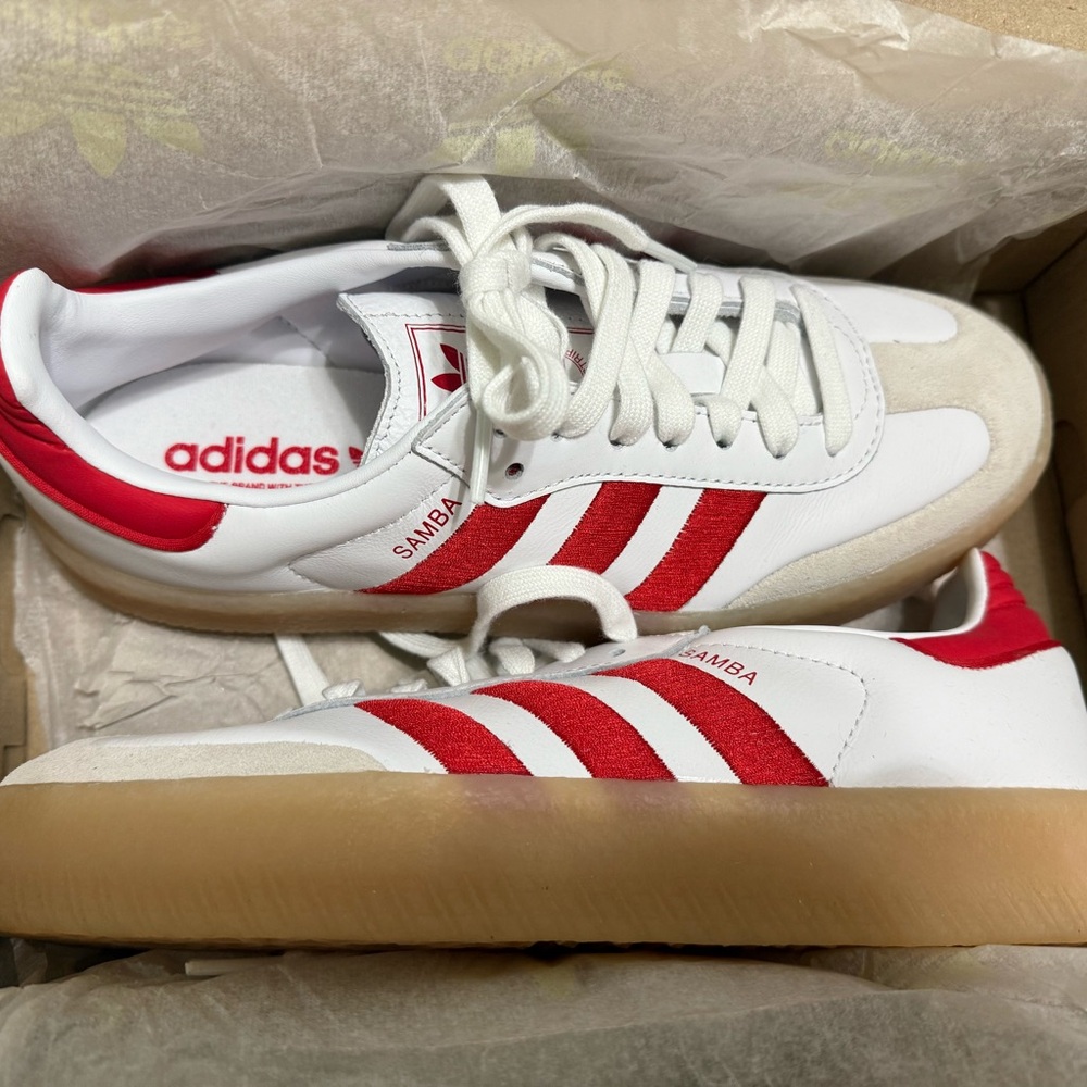 Adidas Samba W Sambae Red & White